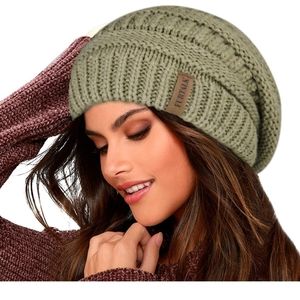 Furtalk slouchy beanie